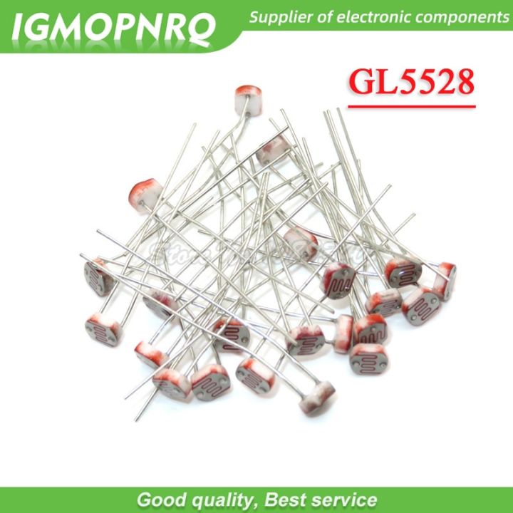 30pcs Photo Light Sensitive Resistor Photoresistor Optoresistor 5mm GL5528 DIP New Original Free Shipping
