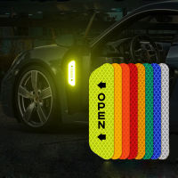 Reflective Car Accessories Door Sticker Safety Tape Decal Auto for Ioniq 5 Qm6 Koleos Reflective Track For Truck Fiat Egea