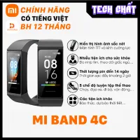 Mi Band 4C vòng đeo tay thông minh Xiaomi chính hãng DIGIWORLD đồng hồ thông minh đo nhịp tim theo dõi sức khỏe