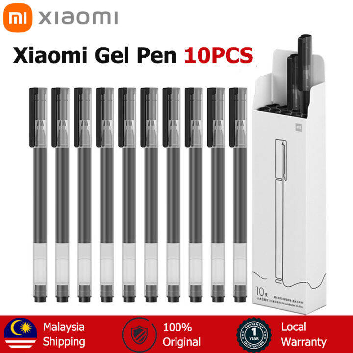Xiaomi Mijia Mi Gel Pen 10PCS High-capacity Ink Pen 0.5mm For School ...