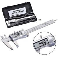 [QQL Hardware Tools]Digital Caliper 6นิ้วสแตนเลสกันน้ำ Vernier Electronic Caliper พร้อมสวิตช์เศษส่วนมิลลิเมตรเครื่องมือวัด