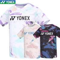 ทีมชาติ YONEXTennis เสื้อยืดการแข่งขันแบดมินตันแขนสั้นเสื้อยืดเสื้อผ้ากีฬาแห้งเร็วย์ด้านบน115253ผู้ชายผู้หญิงโปโล