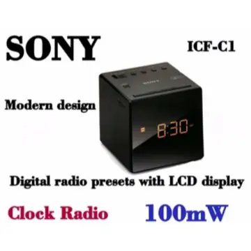 Sony ICF-C1 Clock Radio Black