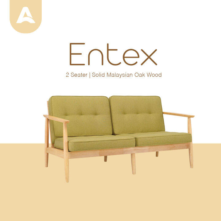Arturo Entex 2 Seater Sofa Set/ Love Seat/ Twin Seater/ Solid Wood
