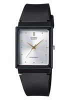 Casio Standard นาฬิกาข้อมือผู้ชาย สายเรซิ่น รุ่น MQ-38,MQ-38-7A - สีดำ-เงิน