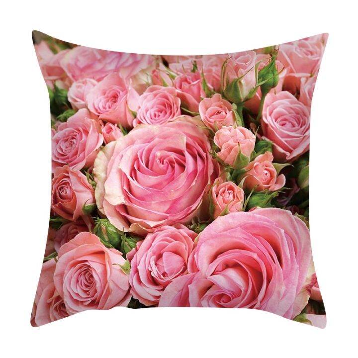 cw-wedding-decoration-pillowcase-pink-cushion-cover-sofa-bed-car-lumbar-45x45cm