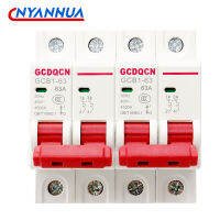 2P Dual Power Manual Transfer Switch Circuit Breaker MCB 50HZ60HZ 400 ~ 10A 50A 16A 20A 25A 6A 63A