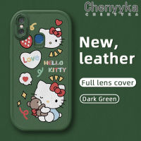 เคส Chenyyka สำหรับ Xiaomi 8 Lite 8 Pro 8 SE 9 10เคสลายการ์ตูนน่ารัก Hello Kitty ดีไซน์ใหม่นิ่มเคสโทรศัพท์หนังมีขอบสีกันกระแทกคลุมทั้งหมดกล้อง