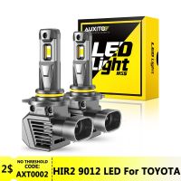 AUXITO 2Pcs Canbus HIR2 9012 LED Headlight Bulbs For Toyota CHR 2019 RAV4 Corolla Hybrid 2020 Auris 2013 2018 Aygo Avensis IQ Bulbs  LEDs  HIDs