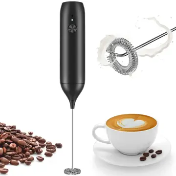 Milk Frother Handheld, Electric Milk Foamer for Coffee, Drink Mixer