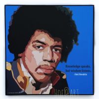 Jimi Hendrix #2 จิมมี่ เฮนดริกซ์ มือกีตาร์ระดับโลก Rock ร็อคสตาร์ รูปภาพ​ติดผนัง pop art พร้อมกรอบและที่แขวน กรอบรูป ศิลปิน แต่งบ้าน ของขวัญ