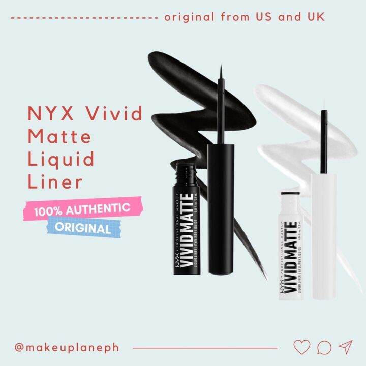 Nyx Vivid Matte Liquid Liner Lazada Ph