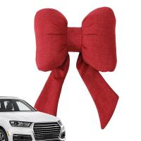 Car Headrest Pillow Bow Tie Shape Car Neck Cushion Comfortable Automotive Headrest Support Universal Head Rest Pillow