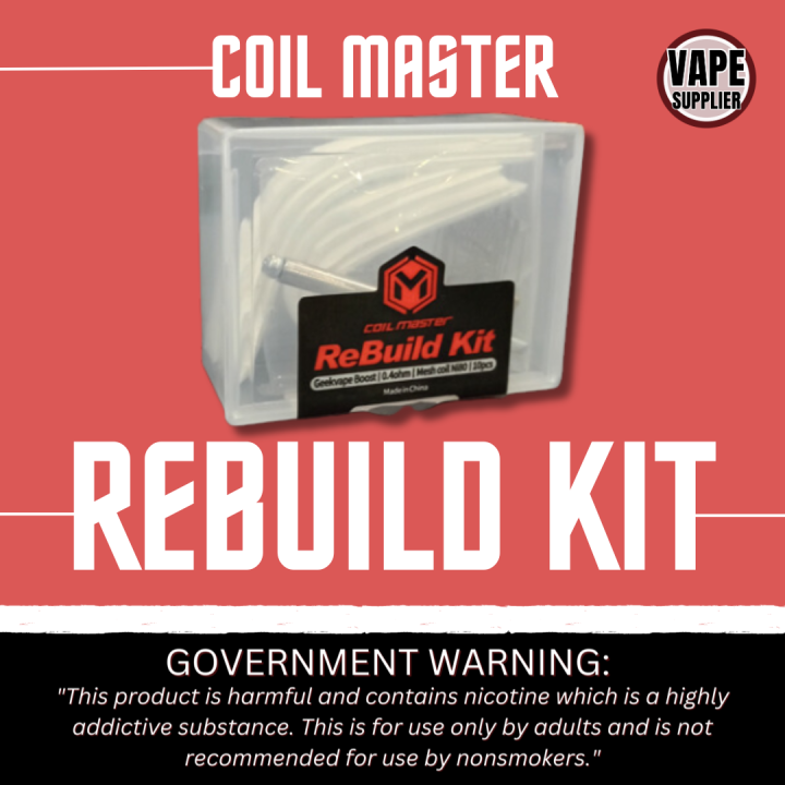 Coil Master RBK Rebuild Kit For Geek Vape Aegis Boost 0.4 ohm mesh coil