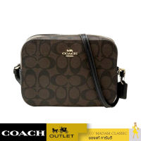 กระเป๋าสะพายข้าง COACH 91677 MINI CAMERA BAG IN SIGNATURE CANVAS(IMAA8) Color: IM/BROWN BLACK