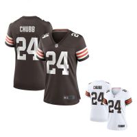 ? ? 2023 New Fashion version NFL Cleveland Browns Cleveland Browns Womens Jersey 24 Nick Chubb Football Jersey