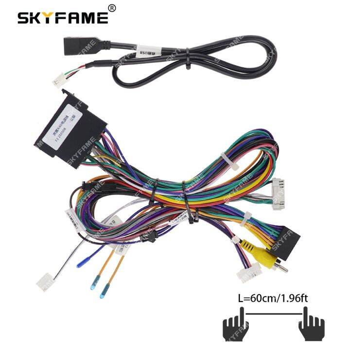 skyfame-car-16pin-wiring-harness-adapter-canbus-box-decoder-for-faw-bestune-x40-android-radio-power-cable-yqbt-rz-12-rzc