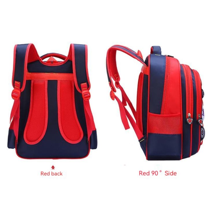 disney-car-kid-cartoon-mcqueen-bag-for-school-3d-spiderman-captain-america-children-high-capacity-backpack-boy-handbag-book-bag