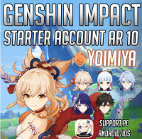 Genshin impact ID【Fast delivery】Yoimiya+other characters combination low AR