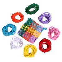 Braided Crafts Rope DIY Crafts Loops for Medium and Thick Hair Colorful Hair Supplies for DIY Woven Crafts Thick Hair Medium Hair Long Hair responsible