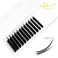 H&amp;L Matte Flat Eyelash Extensions Wholesale Individual Mink Softer Eyelashes Supplies Ellipse Cashmere Lash Split Tips Volume Cables Converters