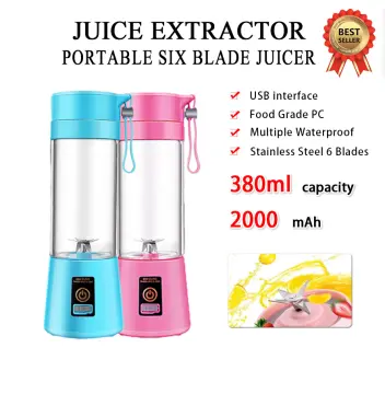 Small Juice Extractor Electric Juicer, Capacity: 380 ml