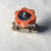 1PC 6mm 8mm 10mm 12mm Hole Dia Orange Plastic Handle Metal High Pressure Durable Tube  Needle Type Globe Valve Plumbing Valves