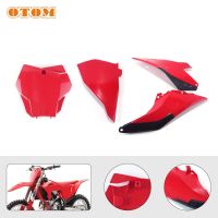 OTOM Motorcycle Plastics Kit Front Number Plate Air Filter Box Side Panels Fender Cover Fai Body Guard For GASGAS EC MCF EXF