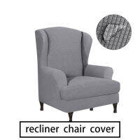 [COD]2022 สินค้าใหม่ที่คลุมอุจจาระเสือแบบยืดหยุ่นหุ้มทั้งตัว wing chair cover ผ้าคลุมเก้าอี้กันน้ำลายสก๊อต