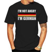 Im Not Angry Im German Funny Oktoberfest T-shirt Flag Cotton Harajuku Tops Fashion Classic Tee Shirt Germany Men Women