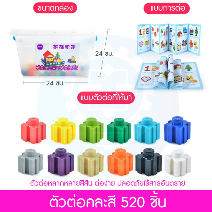 พร้อมส่ง-micro-building-blocks-diy-ตัวต่อแสนสนุก-ของเล่นเสริมทักษะและจินตนาการ