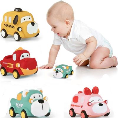 Baby Car Toys Cars Soft &amp; Sturdy Pull Back Car Toys Mini Racing Car Kids Educational Toy For Children Boys Girl 1 2 3 4 5 Years