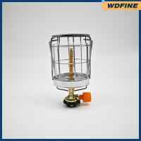 WDFINE โคมไฟแก๊สสำหรับตั้งแคมป์ไฟฉายพกพาโคมไฟเต็นท์สำหรับปิกนิกเดินป่าการเดินป่า