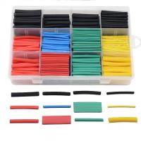 530 pcs/lot Wire Cable Sleeve Heat Shrink Tubing Insulation Shrinkable Tube Assortment Electronic Polyolefin Ratio 2:1 Wrap Wire Electrical Circuitry