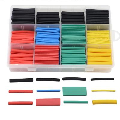 530 pcs/lot Wire Cable Sleeve Heat Shrink Tubing Insulation Shrinkable Tube Assortment Electronic Polyolefin Ratio 2:1 Wrap Wire Cable Management