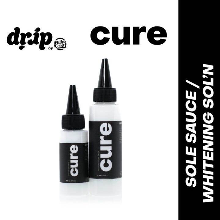 white shoe cleaner CURE Sole Sauce/ Sole Whitening Cream / Sole Restore