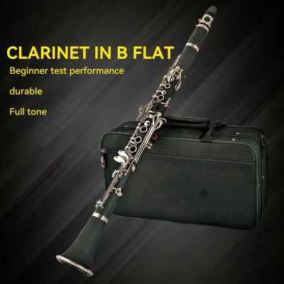 Falling Tune B Clarinet 17 Key Woodwind Instruments Suitable For Beginners Full Timbre Instrument with Canvas Bag