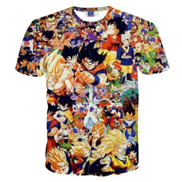 Dragon Ball Z Majin Buu Vs Gohan Goku Trunks And Vegeta Youth Black T-shirt  : Target