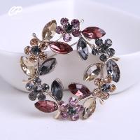 High-End ประณีต Leaf แหวน Rhinestone เข็มกลัด Corsage Collar Pin Pin เครื่องประดับเสื้อผ้า Accessories