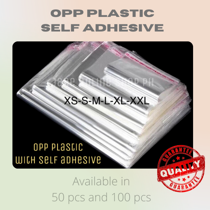 100 pcs OPP Clear Plastic Self Adhesive with Airhole | Lazada PH
