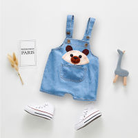 IENENS Summer 1PC Kids Baby Boys Jumper Clothes Clothing Short Trousers Toddler Infant Boy Pants Denim Shorts Jeans Overalls Dungarees 1 2 3 Years