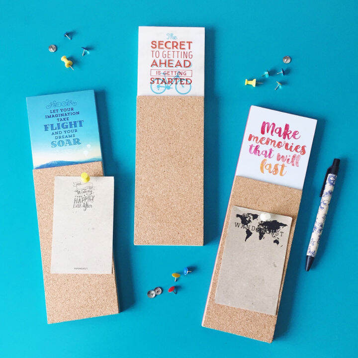 Papemelroti Motivational Corkboard Memo, Message Board Home, Wall