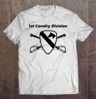 First Team Black Design For Fans Of 1St Cav Div Tshirt Gym Cotton Anime Tshirt Sport T Man