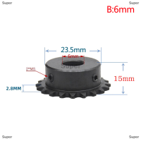 Super 04C CHAIN Gear 10ฟันเฟืองอุตสาหกรรมด้วย TOP Wire BORE 5/ 6/8/10mm