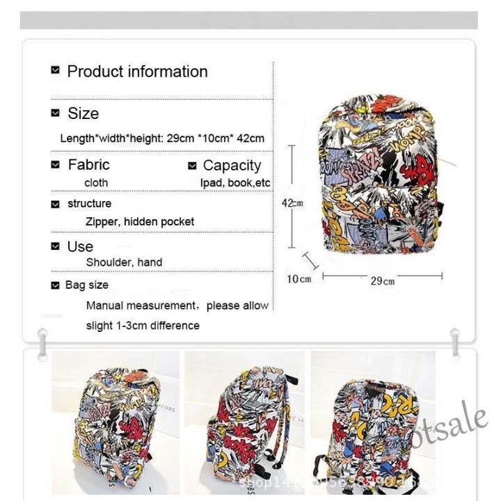 hot-sale-c16-explosion-graffiti-letters-pattern-backpack-student-school-bag-women-travel-bags