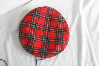 Japanese Vintage Christmas Fashion Plaid Beret Spring Autumn Thin French Classic Breathable Painter Hat