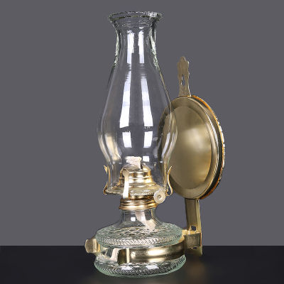 Advance Booking 33cm Glass Large Capacity Oil Lamp Glass Classic Retro Family Decorative Lights High Quality Kerosene Lanterns