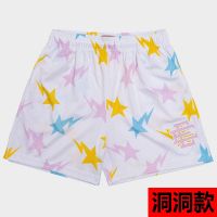 2023 Eric Emanuel Stars Printed Men Shorts Breathable Loose Muscle Fitness Sports Gym Training Shorts Mesh Shorts Men