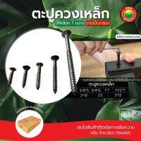 ตะปูควงเหล็ก ตะปู ขายเป็นกล่อง ขนาด 1/2x4, 3x12 mm IRON WOOD SCREW ควงเหล็ก ตะปูควง ตะปูหัวแฉก มิตสห Mitsaha