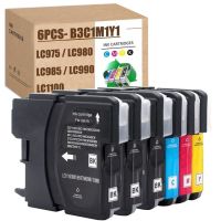 สำหรับ Brother Lc-980 Xl Lc980 Xl Lc1100 Xl Lc990 Xl สำหรับ Dcp-6690cn J715w 535cn J615w Mfc-250c 255cw 257cw 290c 295cn 5490cn 297c